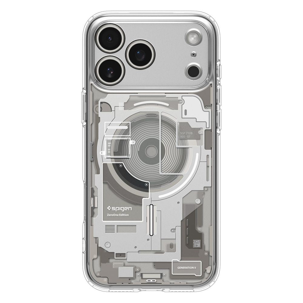 Coque MagSafe pour Apple iPhone 17 Pro, Spigen, Ultra Hybrid, Transparente