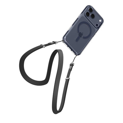 Coque MagSafe pour Apple iPhone 17 Pro, Spigen, Ultra Hybrid, Transparent Bleu Marine