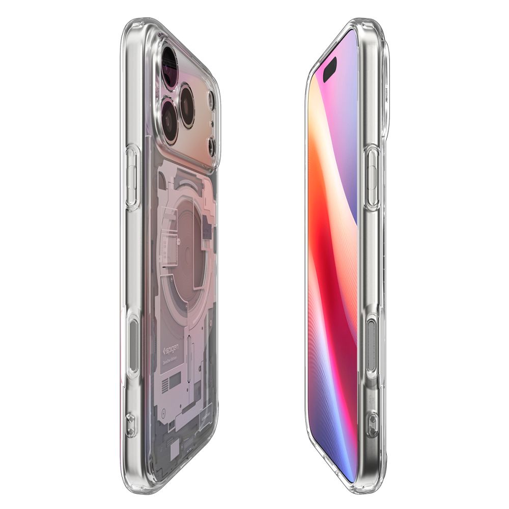 Coque MagSafe pour Apple iPhone 17 Pro, Spigen, Ultra Hybrid Zero One, Blanche