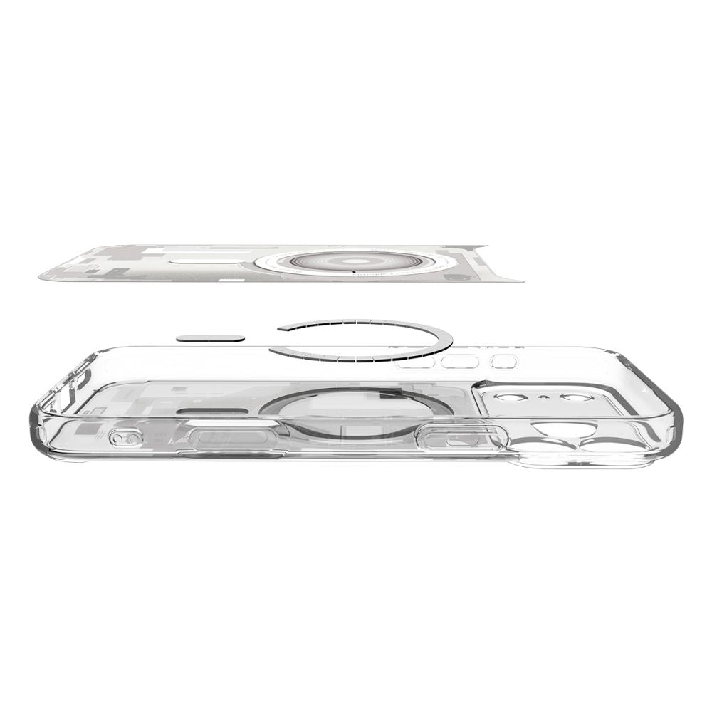Coque MagSafe pour Apple iPhone 17 Pro, Spigen, Ultra Hybrid Zero One, Blanche