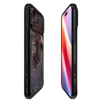 Coque MagSafe pour Apple iPhone 17 Pro, Spigen, Ultra Hybrid Zero One, Noire