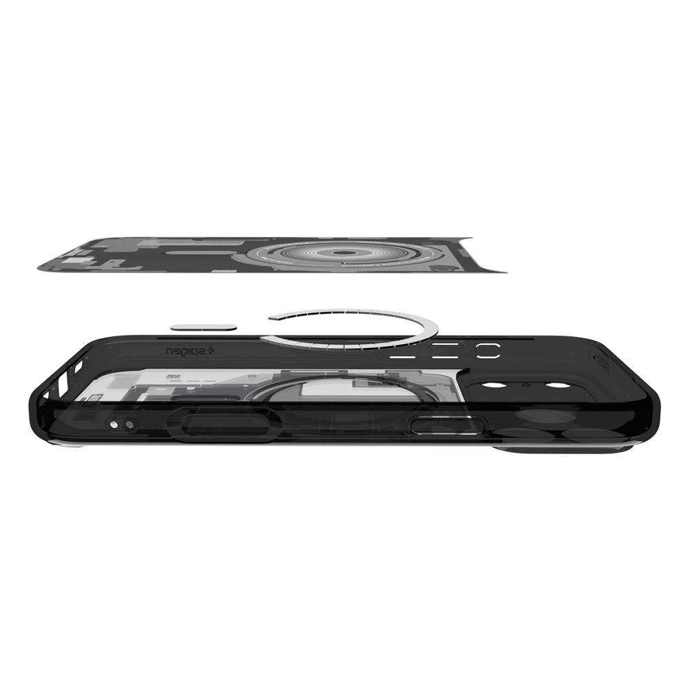 Coque MagSafe pour Apple iPhone 17 Pro, Spigen, Ultra Hybrid Zero One, Noire