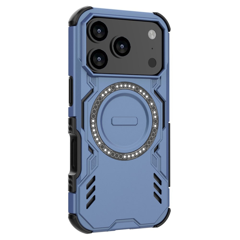 MagSafe Hülle für Apple iPhone 17 Pro, Techsuit, ArmorMag, Blau
