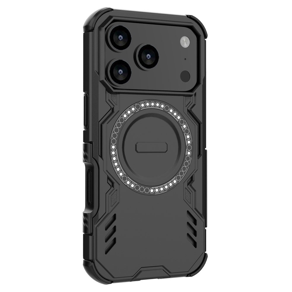 MagSafe Hülle für Apple iPhone 17 Pro, Techsuit, ArmorMag, Schwarz