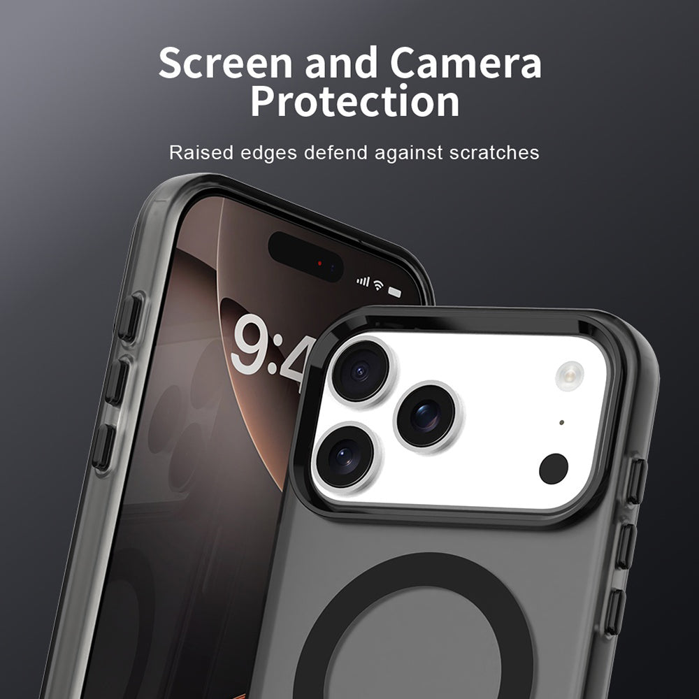 MagSafe Hülle für Apple iPhone 17 Pro, Techsuit, CandyCase, Schwarz