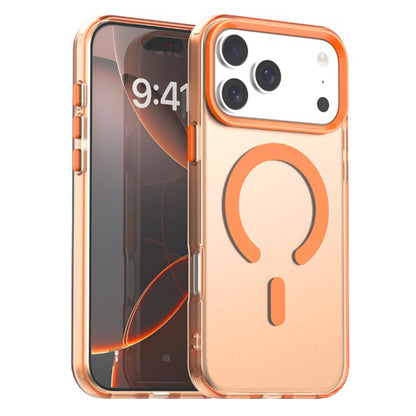 Coque MagSafe pour Apple iPhone 17 Pro, Techsuit, CandyCase, Orange