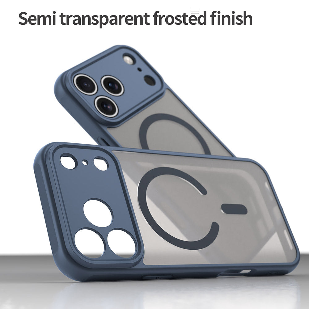 MagSafe Hülle für Apple iPhone 17 Pro, Techsuit, HaloFrost II, Marineblau