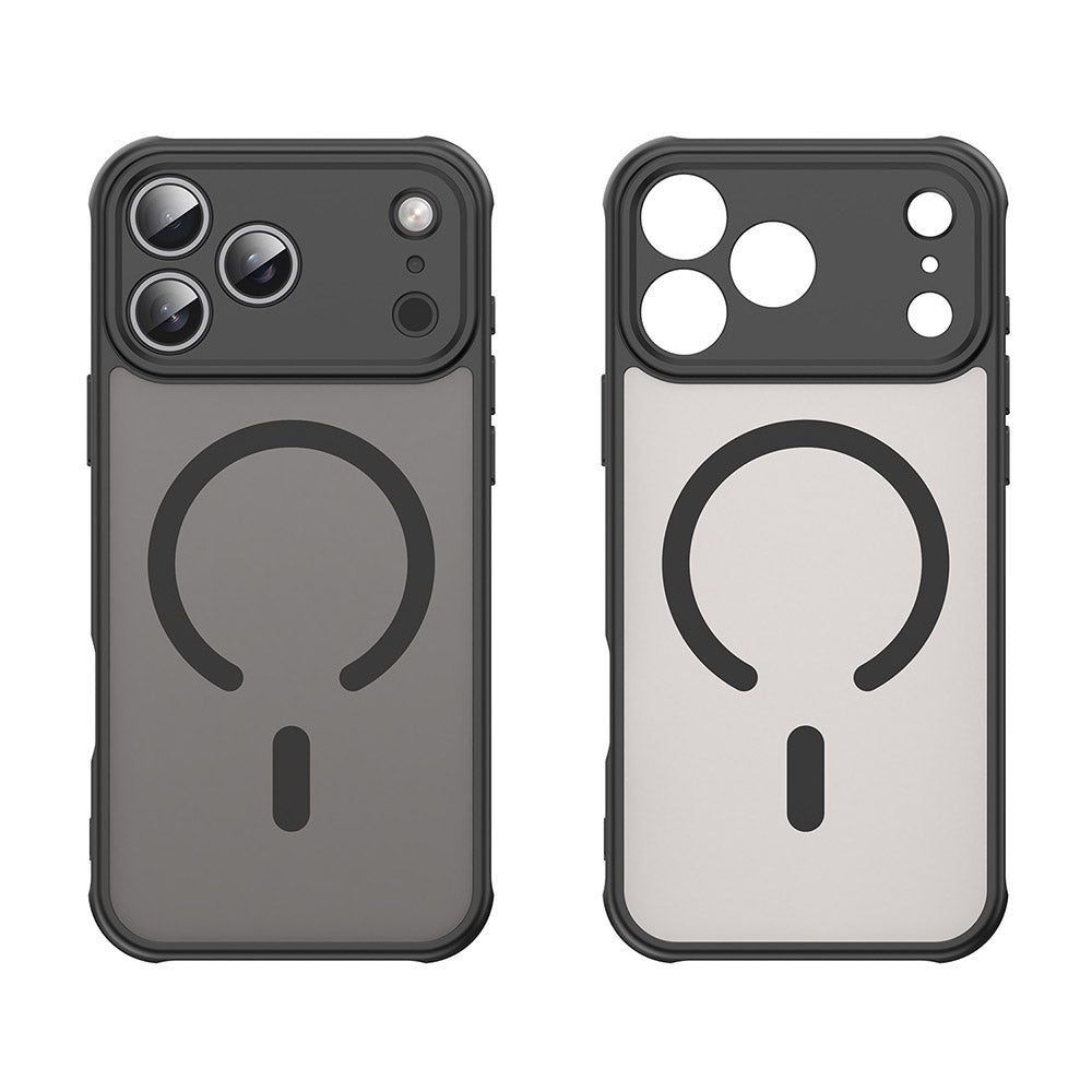 MagSafe Hülle für Apple iPhone 17 Pro, Techsuit, HaloFrost II, Schwarz