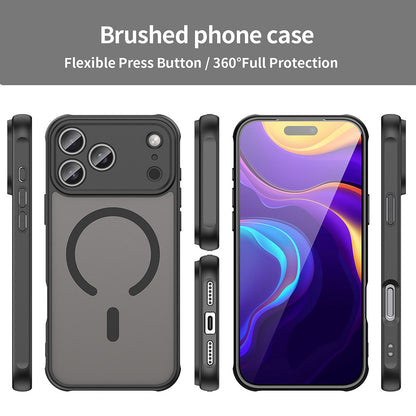 MagSafe Hülle für Apple iPhone 17 Pro, Techsuit, HaloFrost II, Schwarz
