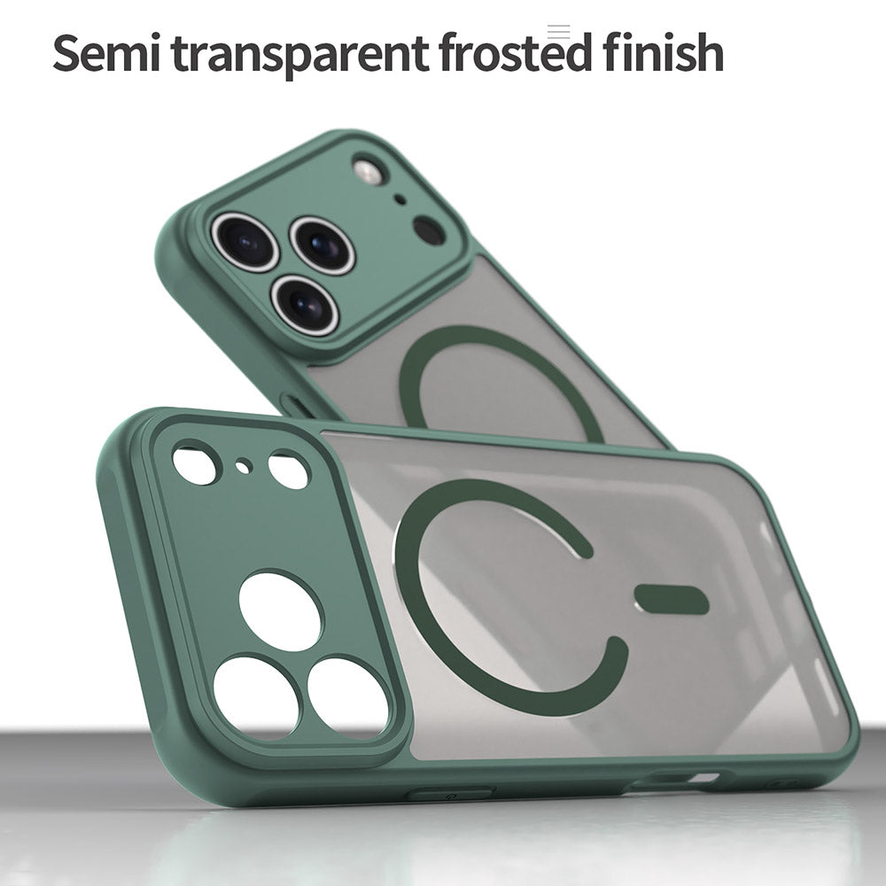 MagSafe Hülle für Apple iPhone 17 Pro, Techsuit, HaloFrost II, Grün
