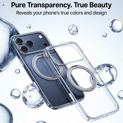 Coque MagSafe pour Apple iPhone 17 Pro, Torras, Ostand Pro, Transparente