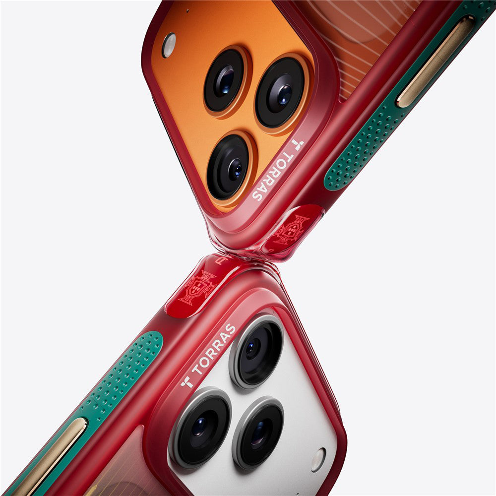 Coque MagSafe pour Apple iPhone 17 Pro, Torras, Ostand Q3 Air, Wave of Passion