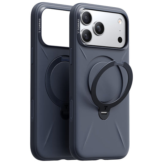 MagSafe Hülle für Apple iPhone 17 Pro, Torras, QPRO Silikon, Blau