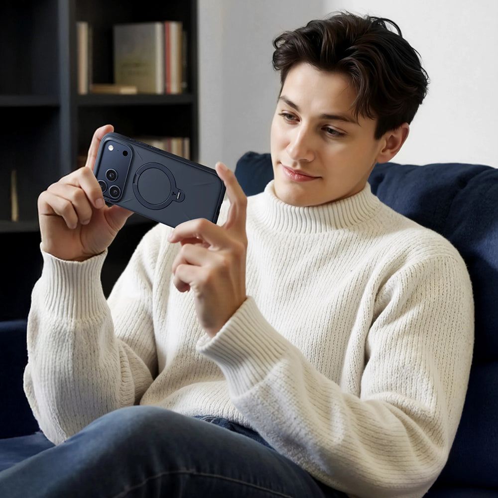 MagSafe Hülle für Apple iPhone 17 Pro, Torras, QPRO Silikon, Matcha Grün