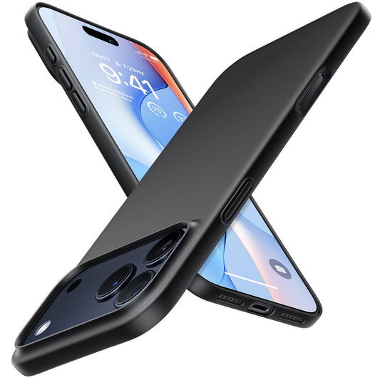 MagSafe Hülle für Apple iPhone 17 Pro, Torras, SlimFit, Schwarz