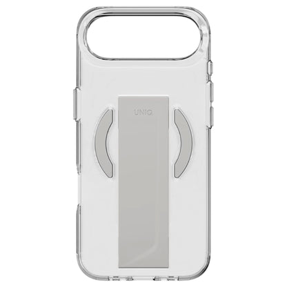 Coque MagSafe pour Apple iPhone 17 Pro, UNIQ, Heldro Air MagClick, Gris Transparent