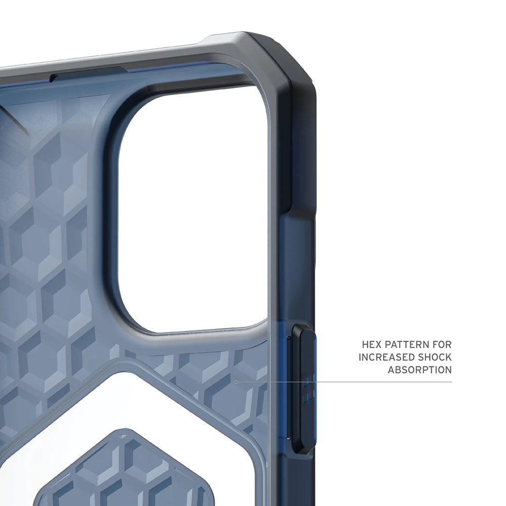 Coque MagSafe pour Apple iPhone 17 Pro, Urban Armor Gear, Essential Armor, Bleue
