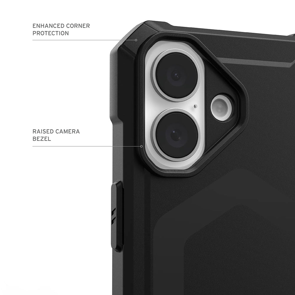 Coque MagSafe pour Apple iPhone 17 Pro, Urban Armor Gear, Essential Armor, Noire