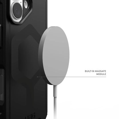 Coque MagSafe pour Apple iPhone 17 Pro, Urban Armor Gear, Essential Armor, Noire