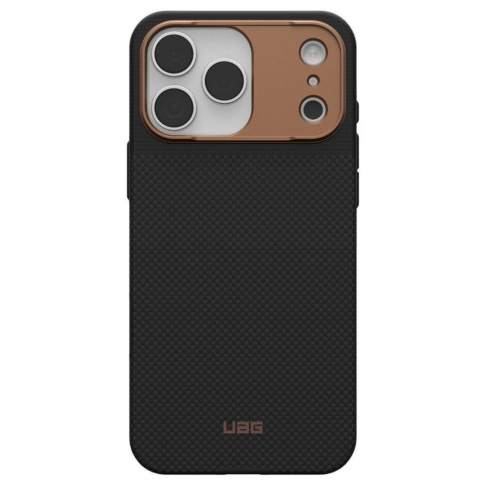 Coque MagSafe pour Apple iPhone 17 Pro, Urban Armor Gear, Fibr Armr, Noir Bronze