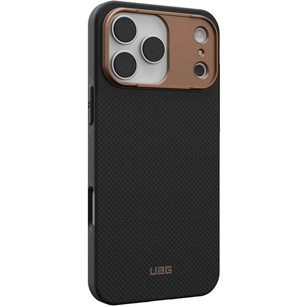 Coque MagSafe pour Apple iPhone 17 Pro, Urban Armor Gear, Fibr Armr, Noir Bronze