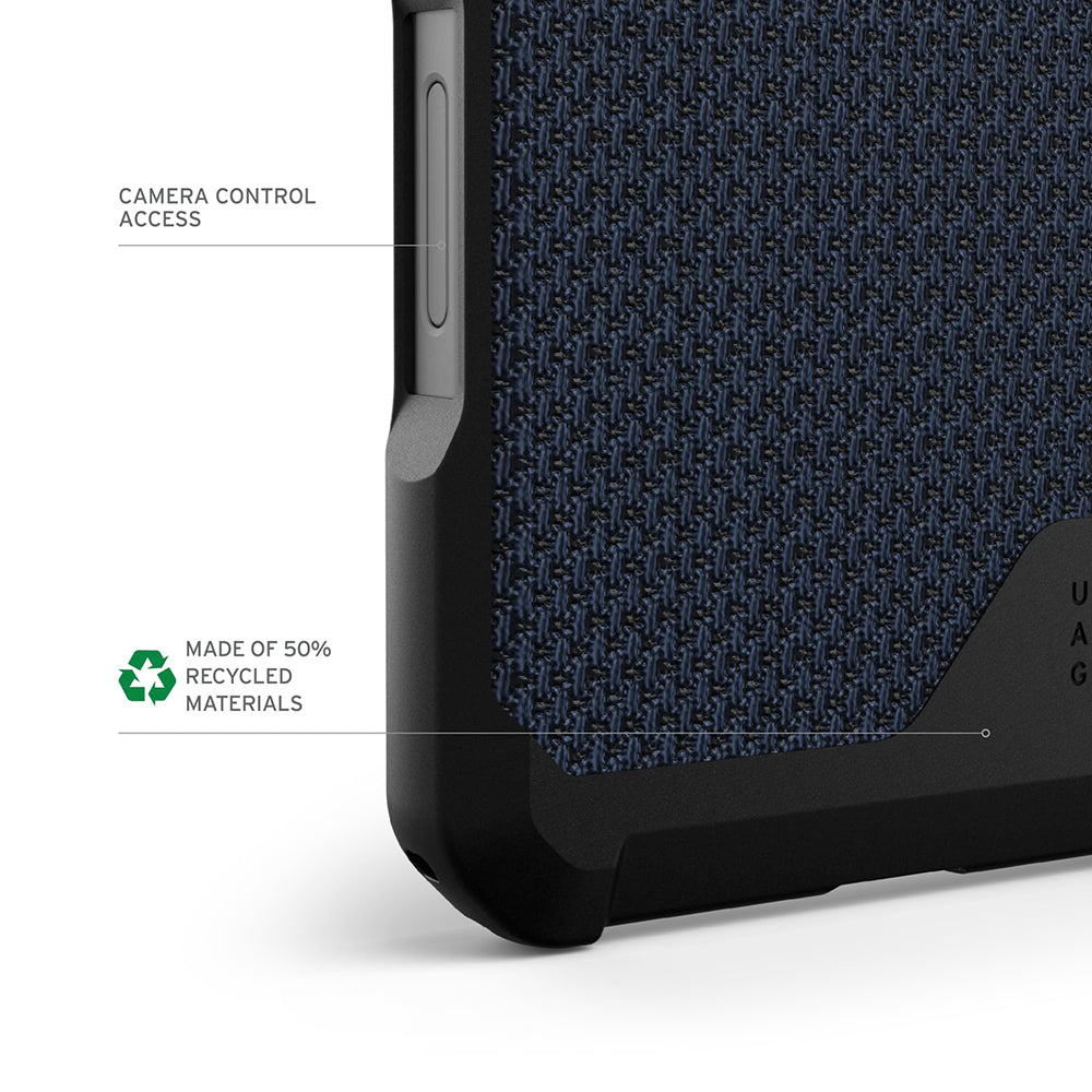 Étui MagSafe pour Apple iPhone 17 Pro, Urban Armor Gear, Metropolis LT Kevlar, Bleu Marine