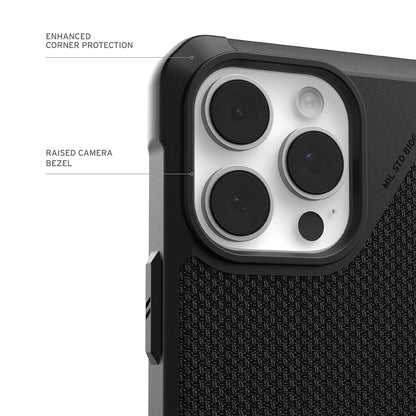 Coque MagSafe pour Apple iPhone 17 Pro, Urban Armor Gear, Metropolis LT Kevlar, Noire