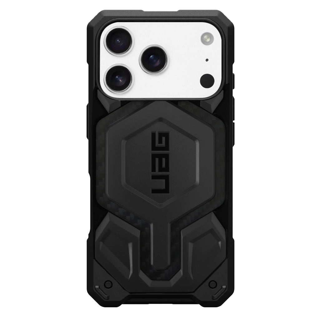 MagSafe Hülle für Apple iPhone 17 Pro, Urban Armor Gear, Monarch Pro Carbon, Schwarz