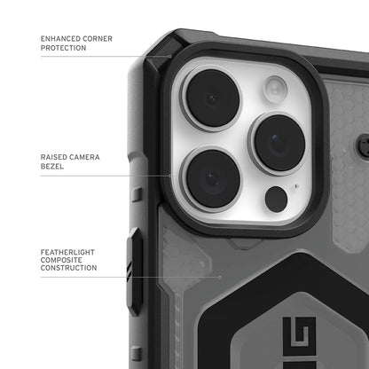 Coque MagSafe pour Apple iPhone 17 Pro, Urban Armor Gear, Pathfinder Clear, Gris
