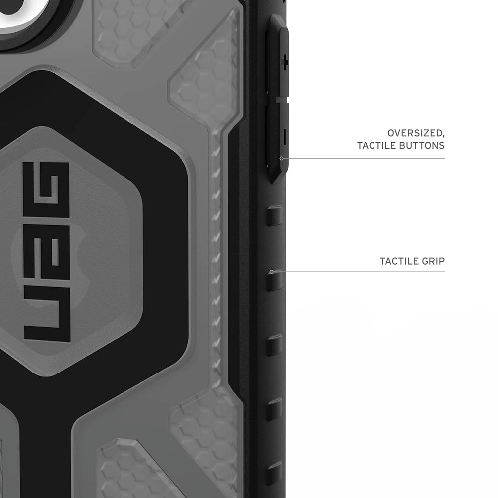 Coque MagSafe pour Apple iPhone 17 Pro, Urban Armor Gear, Pathfinder Clear, Gris
