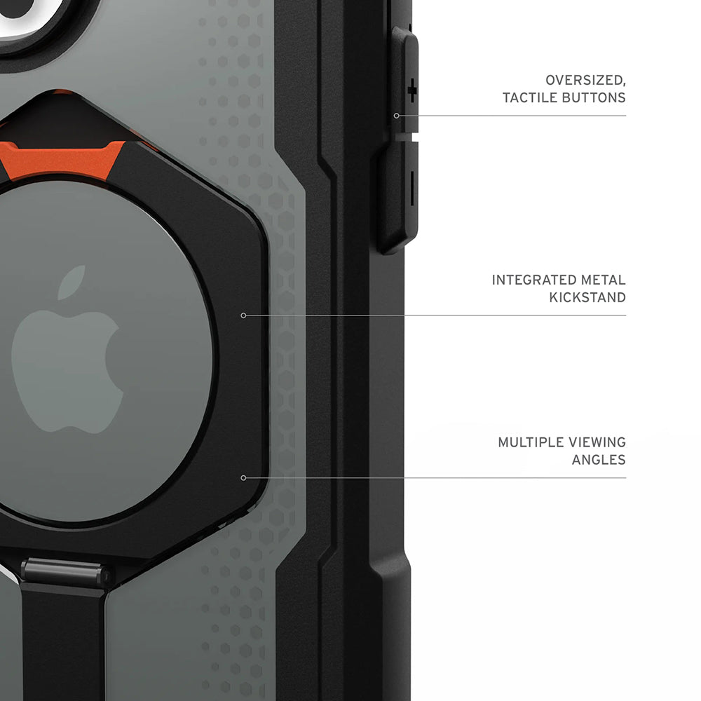 Coque MagSafe pour Apple iPhone 17 Pro, Urban Armor Gear, Plasma XTE, Noire