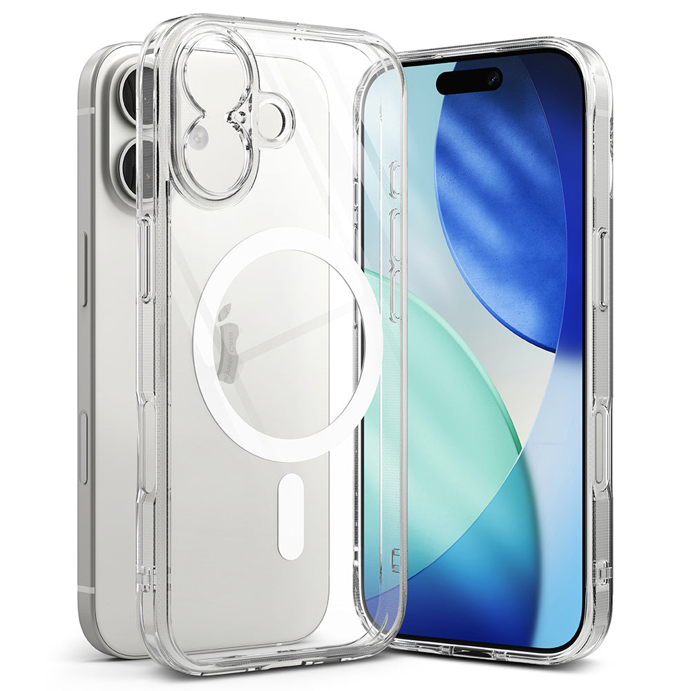 Coque MagSafe pour Apple iPhone 17, Ringke, Fusion, Transparente