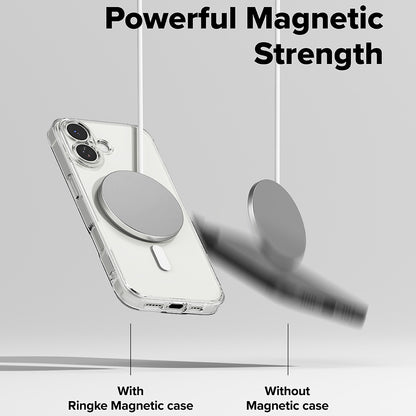 Coque MagSafe pour Apple iPhone 17, Ringke, Fusion, Transparente