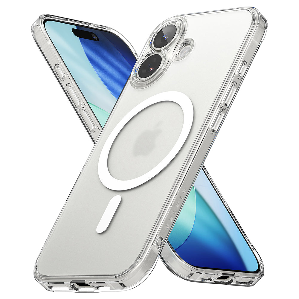 MagSafe Hülle für Apple iPhone 17, Ringke, Fusion, Matt Transparent