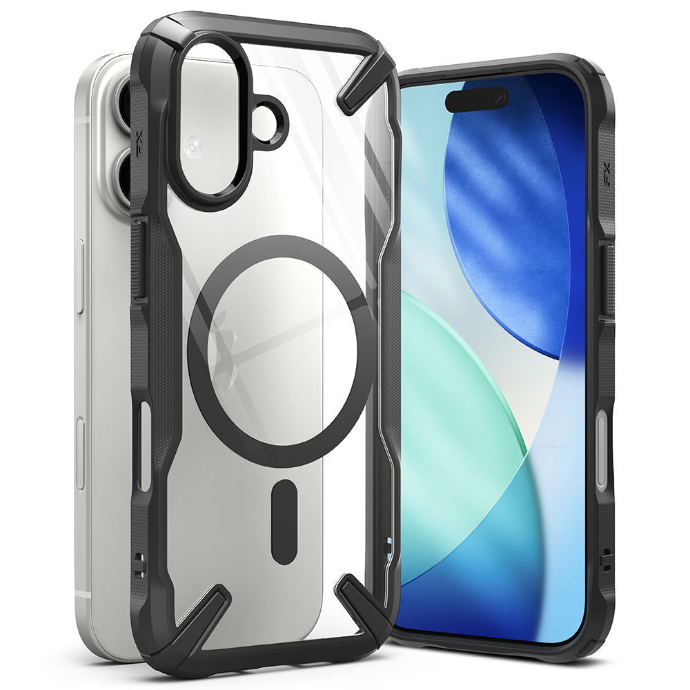 Coque MagSafe pour Apple iPhone 17, Ringke, Fusion X, Noire