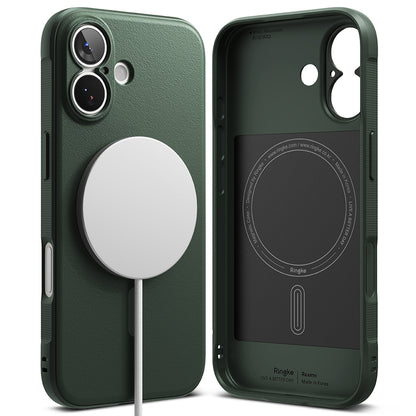 Coque MagSafe pour Apple iPhone 17, Ringke, Onyx, Vert Foncé