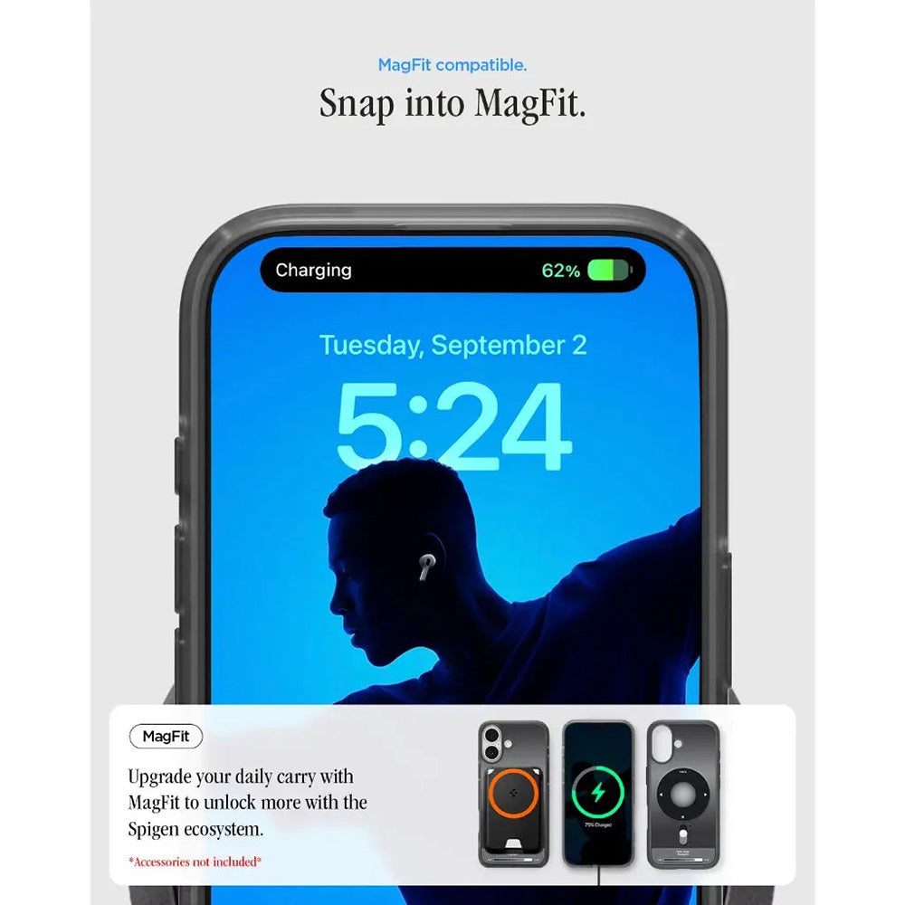 MagSafe Case for Apple iPhone 17, Spigen, Ultra Hybrid Classic, Black
