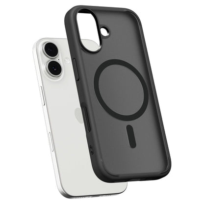 Coque MagSafe pour Apple iPhone 17, Spigen, Ultra Hybrid, Noir Satiné