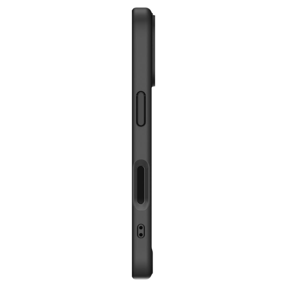 Coque MagSafe pour Apple iPhone 17, Spigen, Ultra Hybrid, Noir Satiné