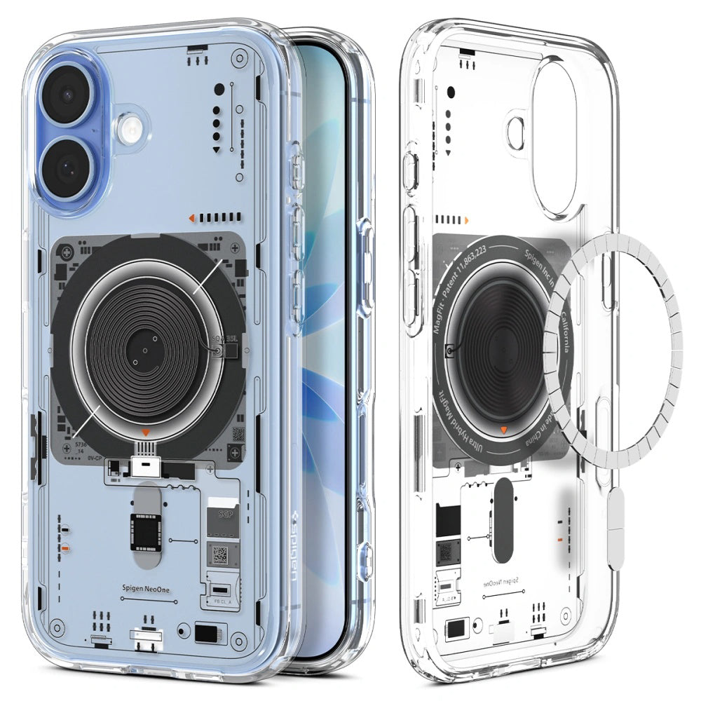 MagSafe Case for Apple iPhone 17, Spigen, Ultra Hybrid Neo One, Transparent