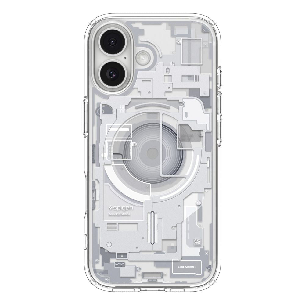 MagSafe Case for Apple iPhone 17, Spigen, Ultra Hybrid Zero One, White