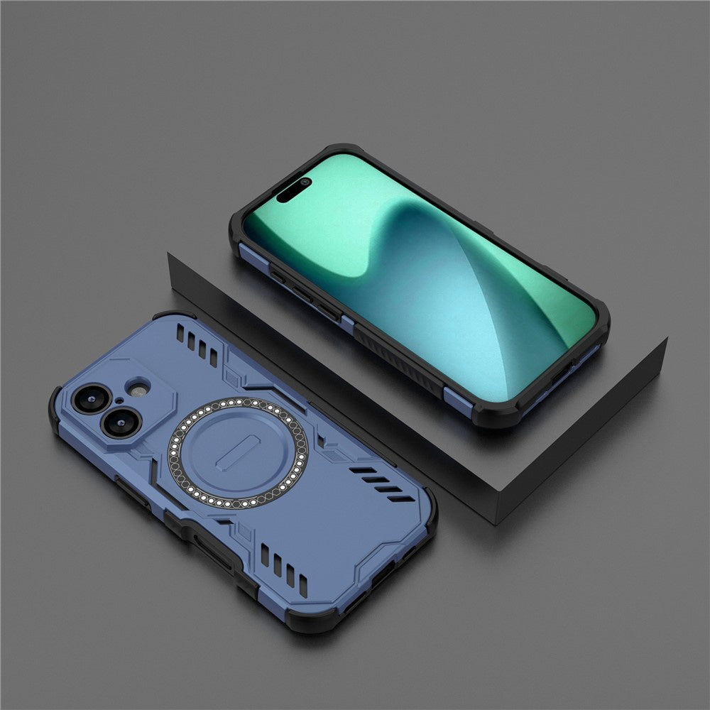 MagSafe Hülle für Apple iPhone 17, Techsuit, ArmorMag, Blau