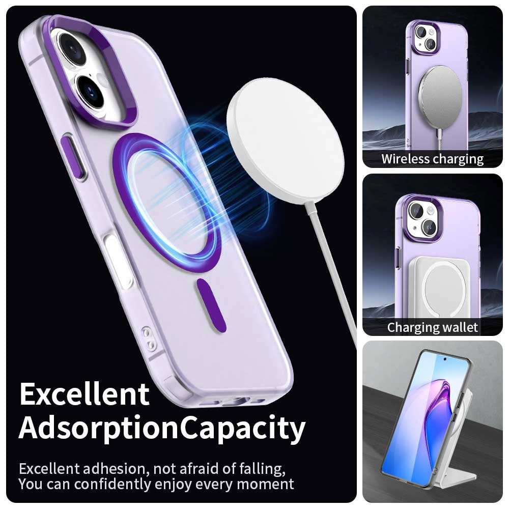 MagSafe Hülle für Apple iPhone 17, Techsuit, CandyCase, Lila