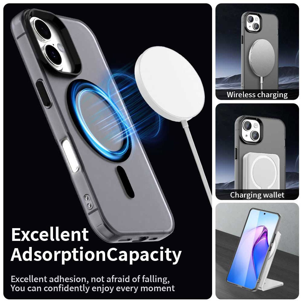 MagSafe Hülle für Apple iPhone 17, Techsuit, CandyCase, Schwarz