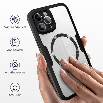 MagSafe Hülle für Apple iPhone 17, Techsuit, ColorVerse 360, Schwarz