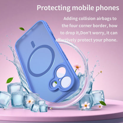 MagSafe Hülle für Apple iPhone 17, Techsuit, HaloFrost II, Blau