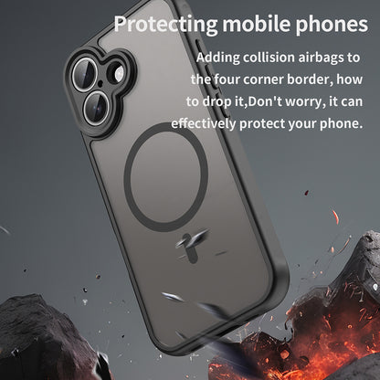 MagSafe Hülle für Apple iPhone 17, Techsuit, HaloFrost II, Schwarz