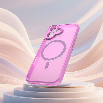 Étui MagSafe pour Apple iPhone 17, Techsuit, HaloFrost II, Rose