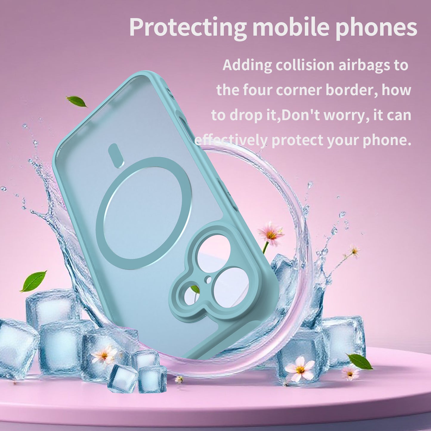 MagSafe Hülle für Apple iPhone 17, Techsuit, HaloFrost II, Hellgrün