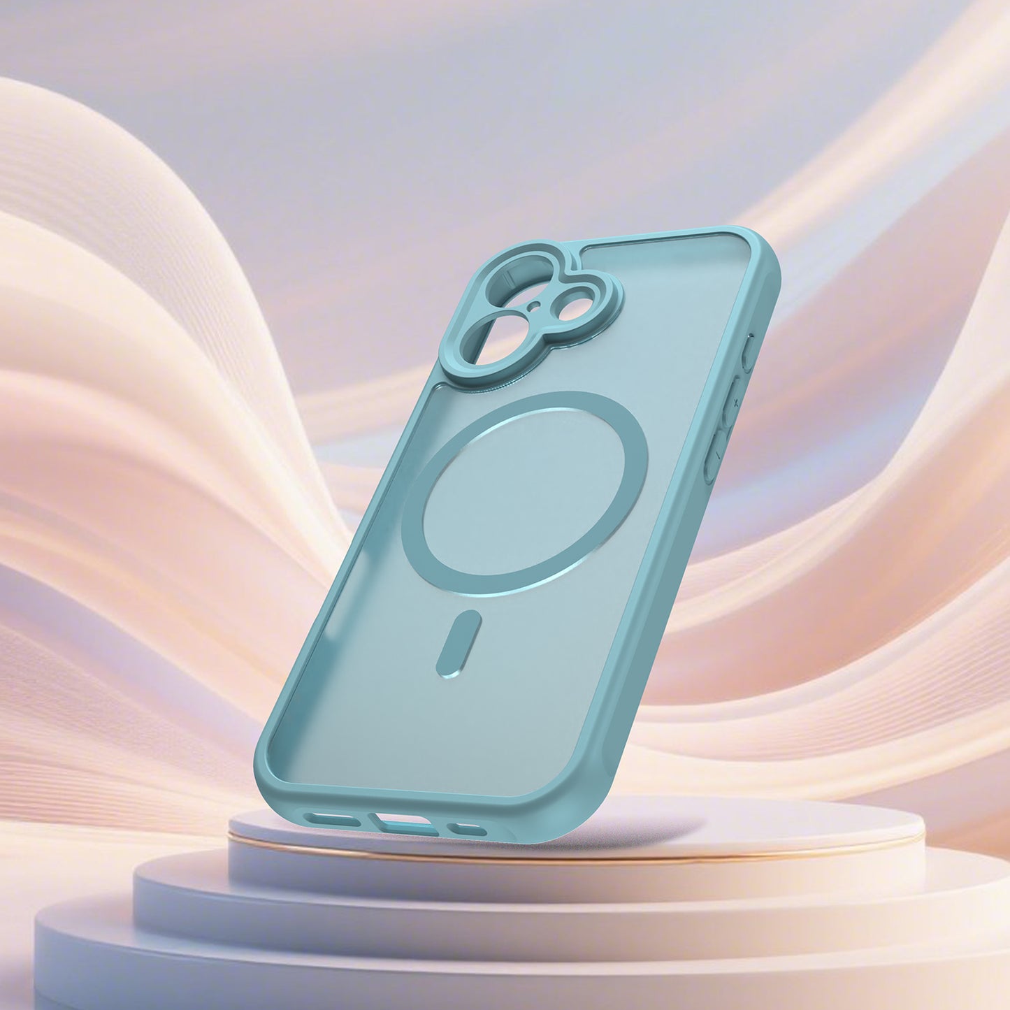 MagSafe Hülle für Apple iPhone 17, Techsuit, HaloFrost II, Hellgrün